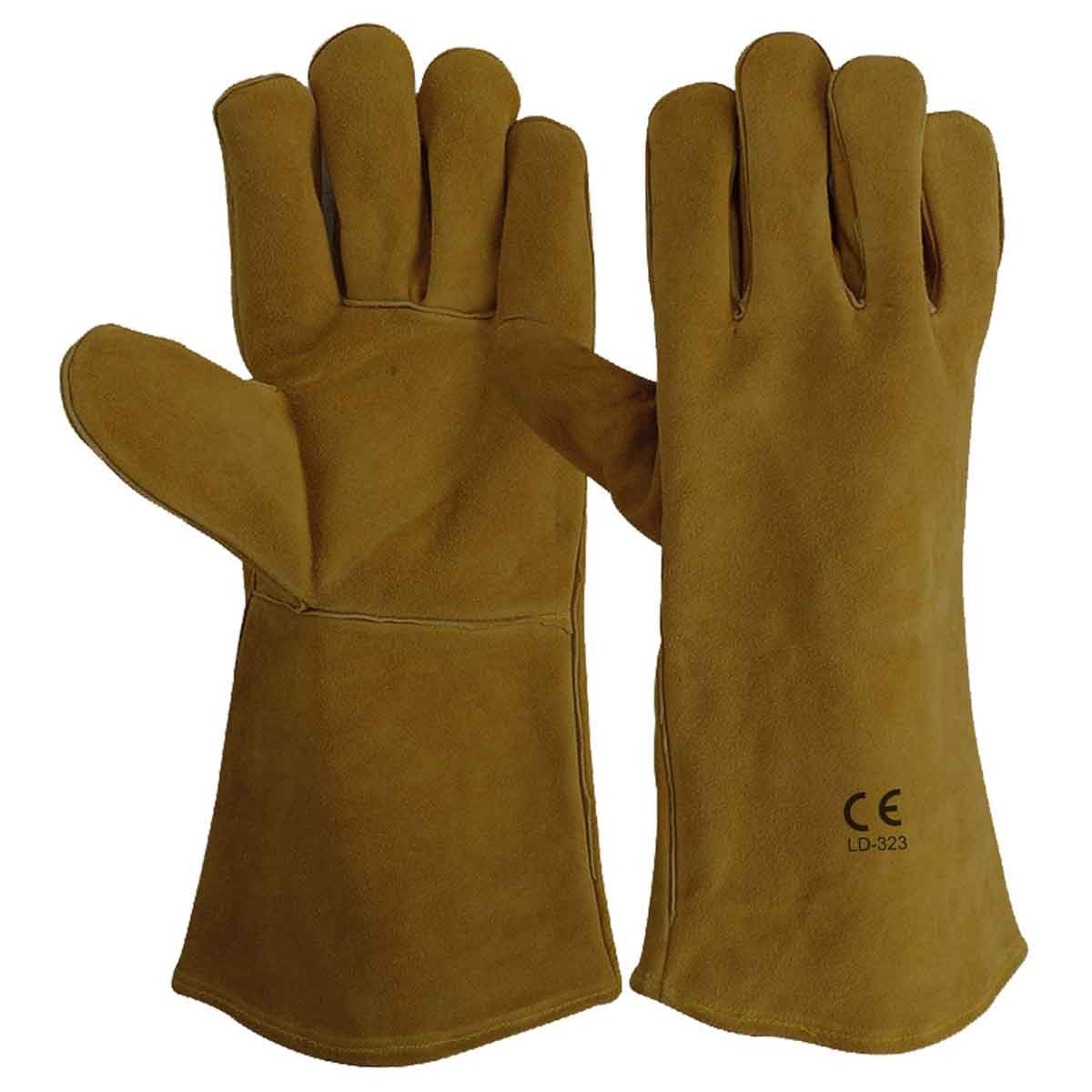 Split Leather Gloves 323-gb